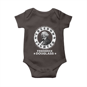 Frederick Douglass Baby Onesie The Thing Worse Than Rebellion Is The Thing That Causes Rebellion TS09 Dark Chocolate Print Your Wear