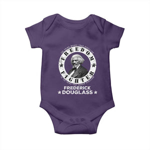 Frederick Douglass Baby Onesie The Thing Worse Than Rebellion Is The Thing That Causes Rebellion TS09 Purple Print Your Wear