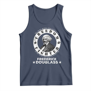 Frederick Douglass Tank Top The Thing Worse Than Rebellion Is The Thing That Causes Rebellion TS09 Navy Print Your Wear