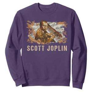 Scott Joplin Sweatshirt Afro Classical Music Composer Black History TS09 Purple Print Your Wear