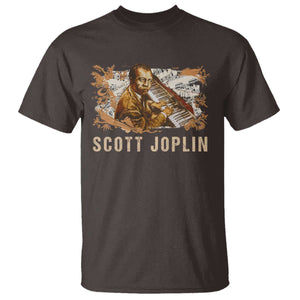 Scott Joplin T Shirt Afro Classical Music Composer Black History TS09 Dark Chocolate Print Your Wear