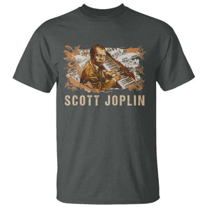 Scott Joplin T Shirt Afro Classical Music Composer Black History TS09 Dark Heather Print Your Wear