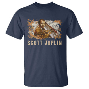 Scott Joplin T Shirt Afro Classical Music Composer Black History TS09 Navy Print Your Wear