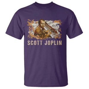Scott Joplin T Shirt Afro Classical Music Composer Black History TS09 Purple Print Your Wear