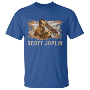 Scott Joplin T Shirt Afro Classical Music Composer Black History TS09 Royal Blue Print Your Wear