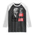 Nelson Mandela's Motivational Raglan Shirt I Never Lose I Either Win Or Learn TS09 Black White Print Your Wear
