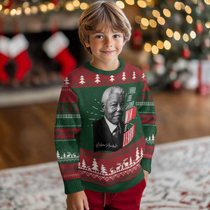 Nelson Mandela's Motivational Knit Sweatshirt I Never Lose I Either Win Or Learn TS09 Christmas Print Your Wear