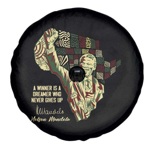 Nelson Mandela Spare Tire Cover A Winner Is A Dreamer Who Never Gives Up TS09 Print Your Wear
