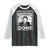 Nelson Mandela Raglan Shirt It Always Seems Impossible Until It's Done TS09 Black White Print Your Wear