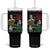 James Baldwin Tumbler With Handle Famous Quotes Nothing Can Be Changed Until It Is Faced TS09 One Size: 40 oz Black Print Your Wear
