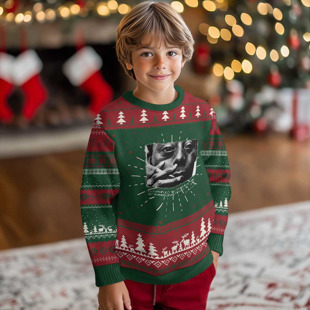 James Baldwin Ugly Christmas Sweater Not Everything That Is Faced Can Be Changed But Nothing Can Be Changed Until It Is Faced TS09 Christmas Print Your Wear