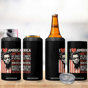 James Baldwin 4 in 1 Can Cooler Tumbler I Love America More Than Any Country In The World TS09 Print Your Wear
