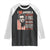 James Baldwin Raglan Shirt I Love America More Than Any Country In The World TS09 Black White Print Your Wear