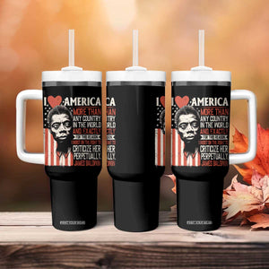 James Baldwin Tumbler With Handle I Love America More Than Any Country In The World TS09 Print Your Wear