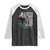 Marcus Garvey Raglan Shirt A People Without The Knowledge Of Their Past History Is Like A Tree Without Roots TS09 Black White Print Your Wear