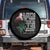 Marcus Garvey Spare Tire Cover A People Without The Knowledge Of Their Past History Is Like A Tree Without Roots TS09 No hole Black Print Your Wear