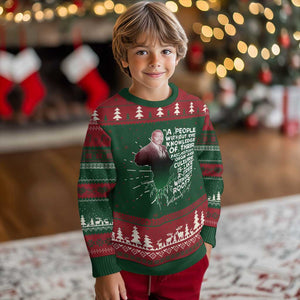 Marcus Garvey Ugly Christmas Sweater A People Without The Knowledge Of Their Past History Is Like A Tree Without Roots TS09 Christmas Print Your Wear