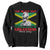 Marcus Garvey Sweatshirt The Black Skin Is A National Badge Of Greatness Jamaican Flag TS09 Black Print Your Wear