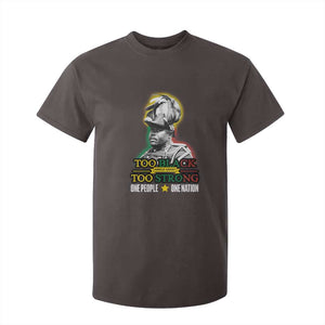 Marcus Garvey T Shirt For Kid Too Black Too Strong One People One Nation TS09 Dark Chocolate Print Your Wear