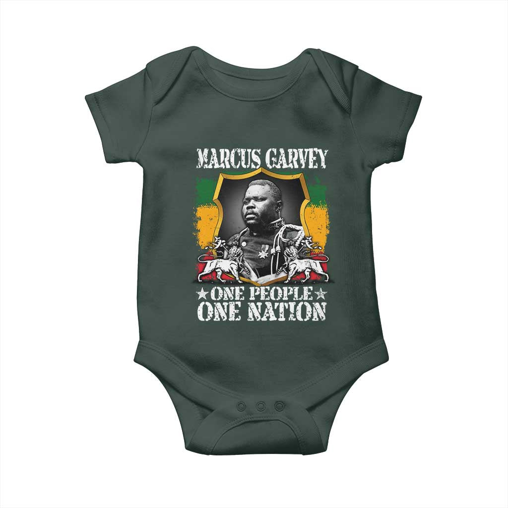 Marcus Garvey Baby Onesie One People One Nation Jamaica Legends Rasta TS09 Print Your Wear