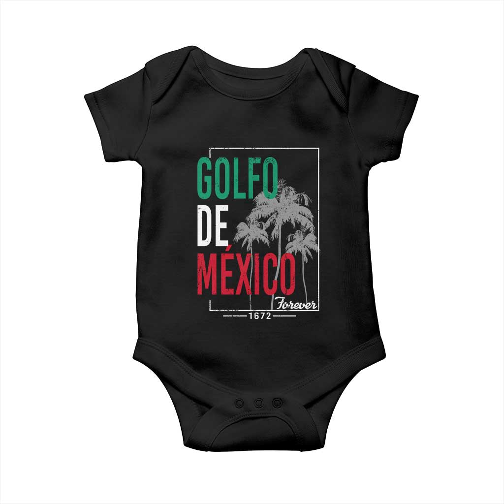 Golfo De Mexico Forever Baby Onesie Mexican Gulf Culture Heritage 1672 TS09 Black Print Your Wear