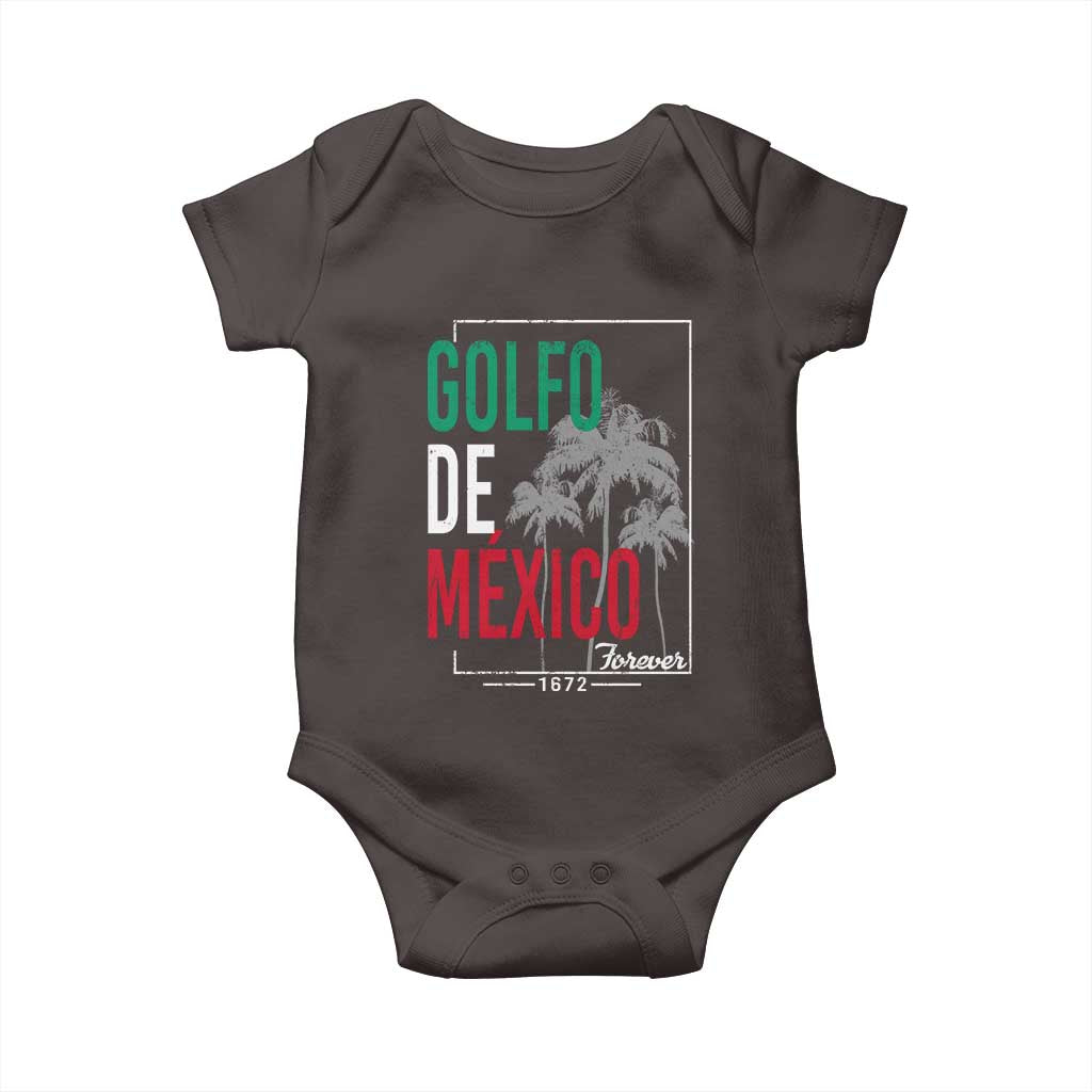 Golfo De Mexico Forever Baby Onesie Mexican Gulf Culture Heritage 1672 TS09 Dark Chocolate Print Your Wear