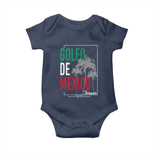 Golfo De Mexico Forever Baby Onesie Mexican Gulf Culture Heritage 1672 TS09 Navy Print Your Wear