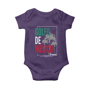 Golfo De Mexico Forever Baby Onesie Mexican Gulf Culture Heritage 1672 TS09 Purple Print Your Wear