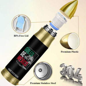 Golfo De Mexico Forever Bullet Tumbler Mexican Gulf Culture Heritage 1672 TS09 Print Your Wear