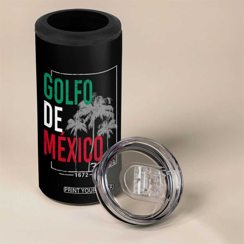 Golfo De Mexico Forever 4 in 1 Can Cooler Tumbler Mexican Gulf Culture Heritage 1672 TS09 Print Your Wear