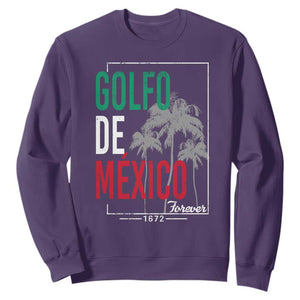 Golfo De Mexico Forever Sweatshirt Mexican Gulf Culture Heritage 1672 TS09 Purple Print Your Wear