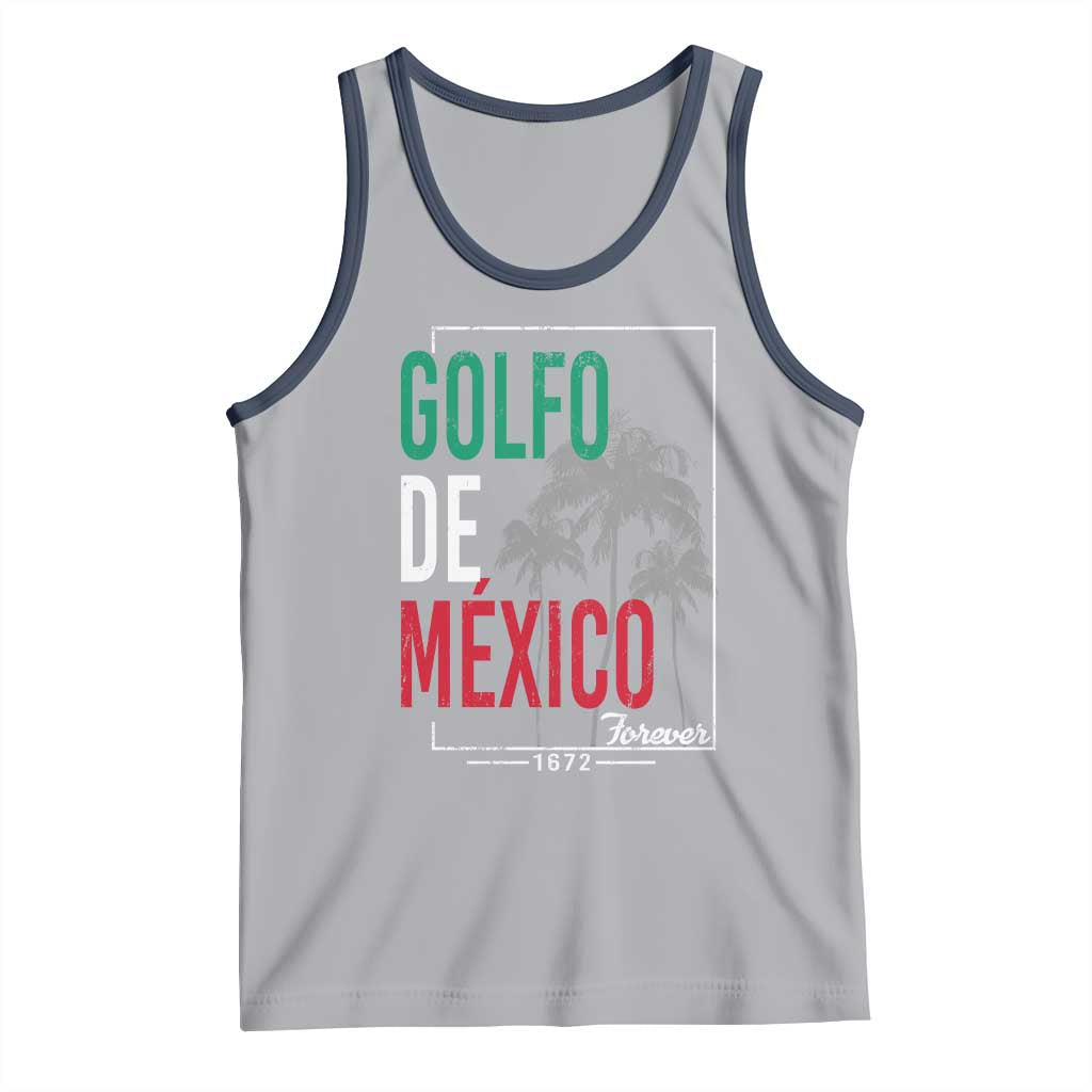 Golfo De Mexico Forever Tank Top Mexican Gulf Culture Heritage 1672 TS09 Athletic Heather Navy Print Your Wear