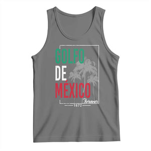 Golfo De Mexico Forever Tank Top Mexican Gulf Culture Heritage 1672 TS09 Black Heather Print Your Wear