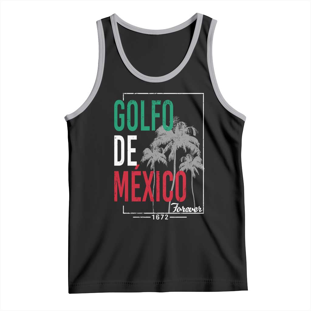 Golfo De Mexico Forever Tank Top Mexican Gulf Culture Heritage 1672 TS09 Black Athletic Heather Print Your Wear