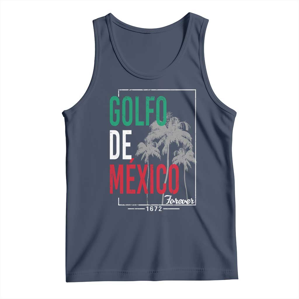 Golfo De Mexico Forever Tank Top Mexican Gulf Culture Heritage 1672 TS09 Navy Print Your Wear