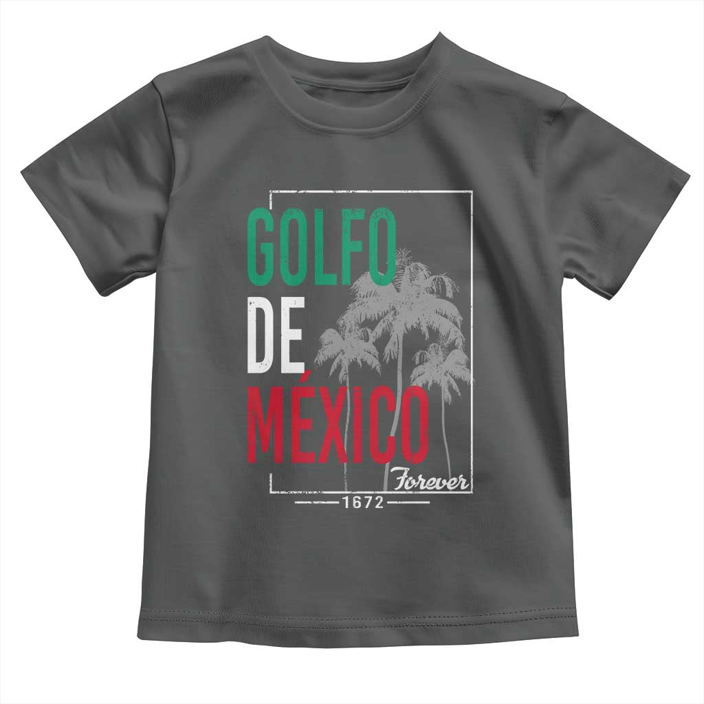 Golfo De Mexico Forever Toddler T Shirt Mexican Gulf Culture Heritage 1672 TS09 Dark Heather Print Your Wear
