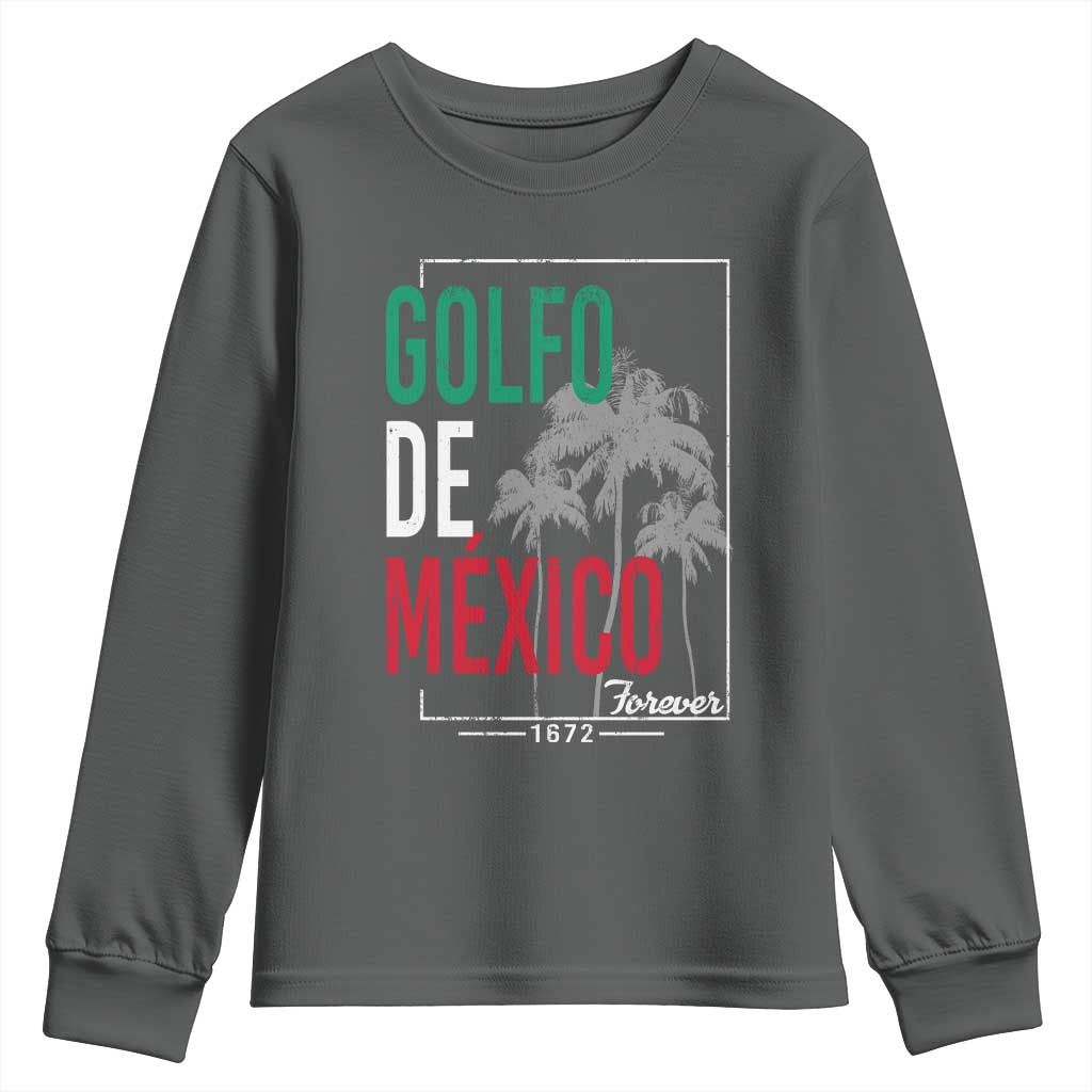 Golfo De Mexico Forever Youth Sweatshirt Mexican Gulf Culture Heritage 1672 TS09 Dark Heather Print Your Wear
