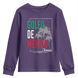 Golfo De Mexico Forever Youth Sweatshirt Mexican Gulf Culture Heritage 1672 TS09 Purple Print Your Wear