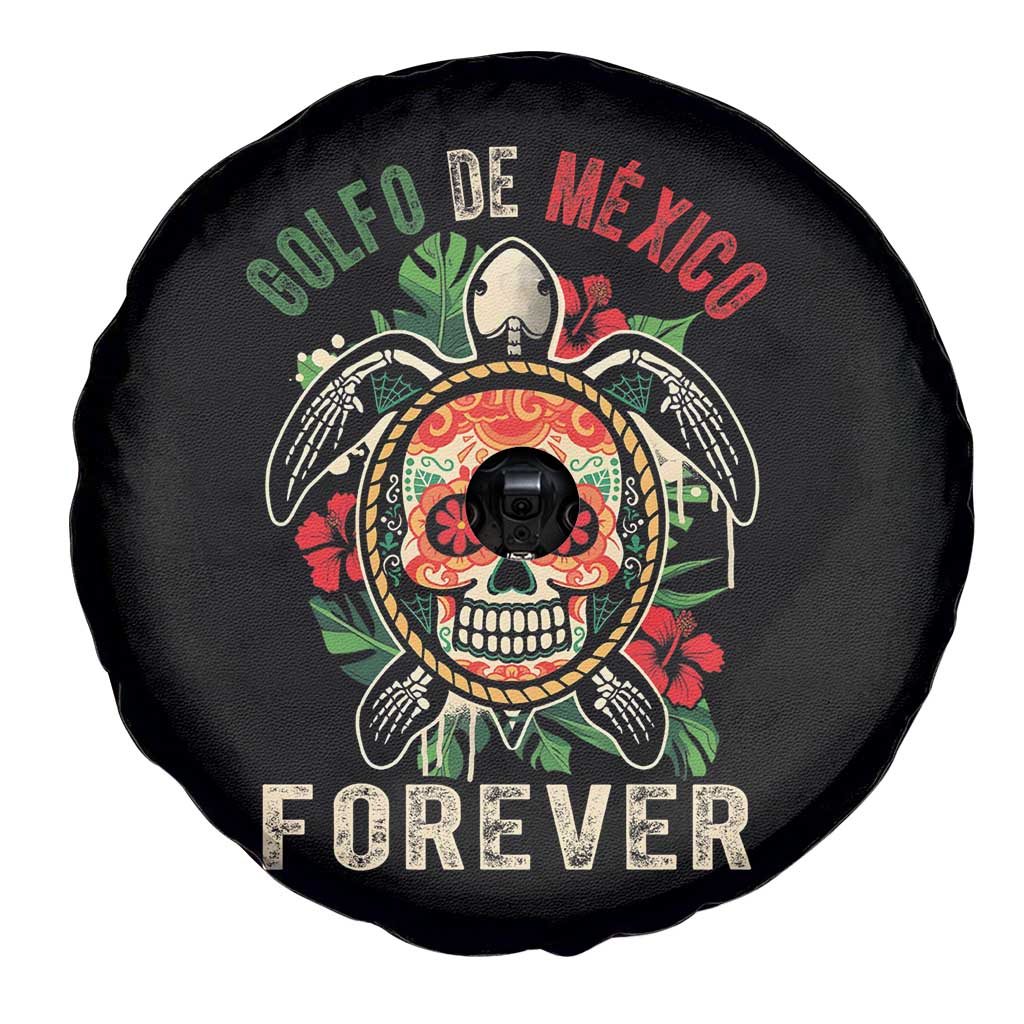 Golfo De Mexico Forever Spare Tire Cover Sea Turtle Mexican Sugar Skull TS09 Print Your Wear