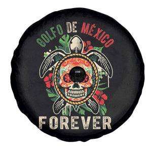 Golfo De Mexico Forever Spare Tire Cover Sea Turtle Mexican Sugar Skull TS09 Print Your Wear