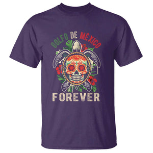 Golfo De Mexico Forever T Shirt Sea Turtle Mexican Sugar Skull TS09 Purple Print Your Wear