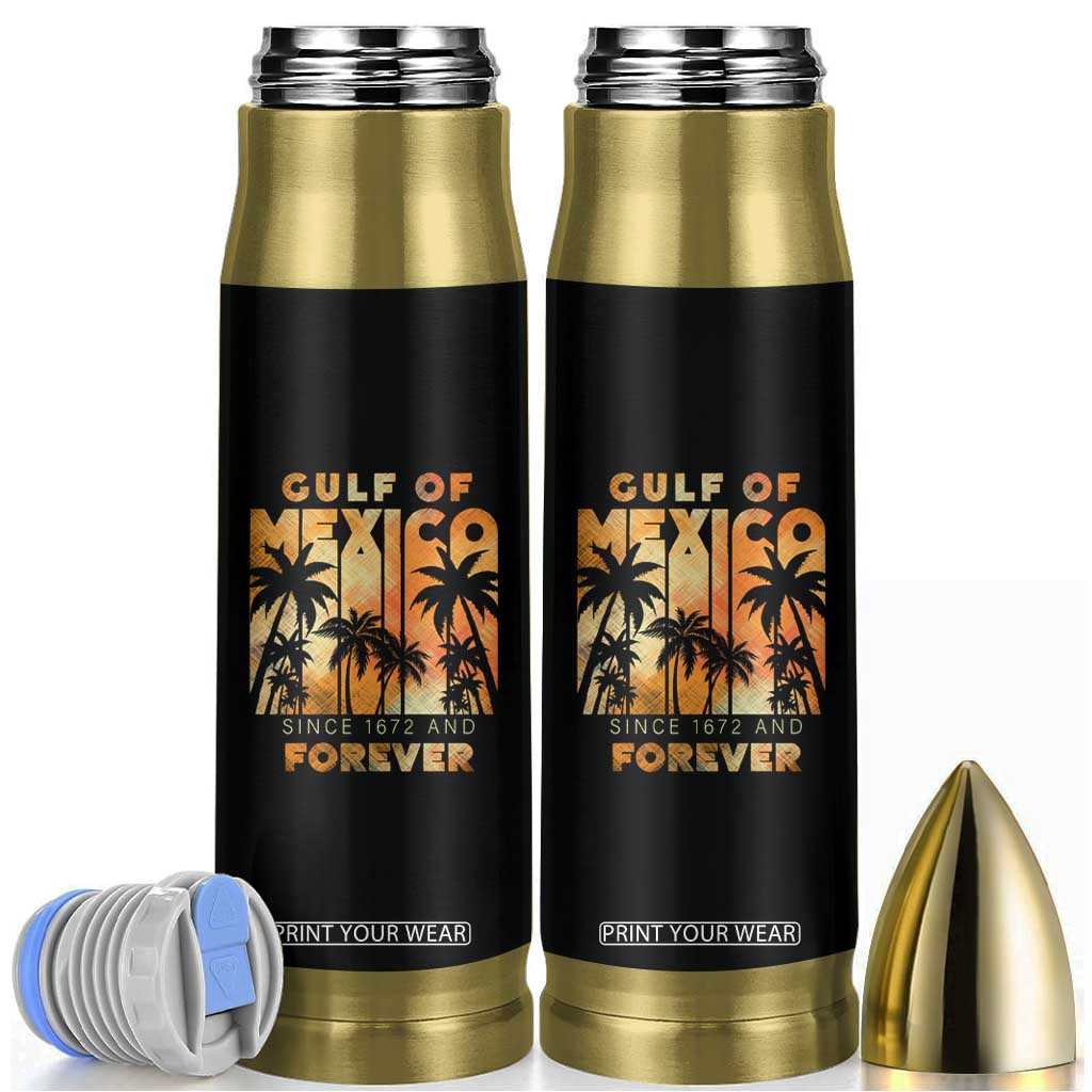 Gulf Of Mexico Bullet Tumbler Since 1672 And Forever TS09 Black Print Your Wear