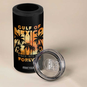 Gulf Of Mexico 4 in 1 Can Cooler Tumbler Since 1672 And Forever TS09 Print Your Wear