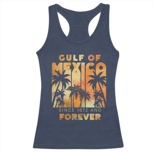 Gulf Of Mexico Racerback Tank Top Since 1672 And Forever TS09 Navy Print Your Wear