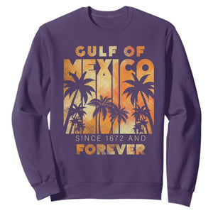 Gulf Of Mexico Sweatshirt Since 1672 And Forever TS09 Purple Print Your Wear