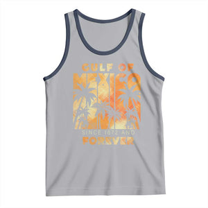 Gulf Of Mexico Tank Top Since 1672 And Forever TS09 Athletic Heather Navy Print Your Wear