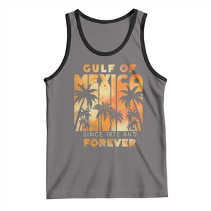 Gulf Of Mexico Tank Top Since 1672 And Forever TS09 Deep Heather Black Print Your Wear