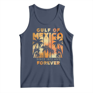 Gulf Of Mexico Tank Top Since 1672 And Forever TS09 Navy Print Your Wear