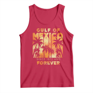 Gulf Of Mexico Tank Top Since 1672 And Forever TS09 Red Print Your Wear