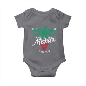 Gulf Of Mexico Since 1672 Baby Onesie TS09 Charcoal Print Your Wear